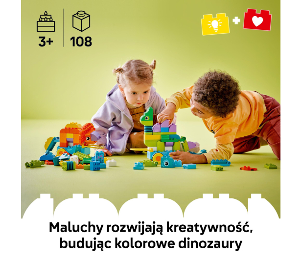 LEGO DUPLO 10451 3w1 dinozaury na kółkach - 1331607 - zdjęcie 4